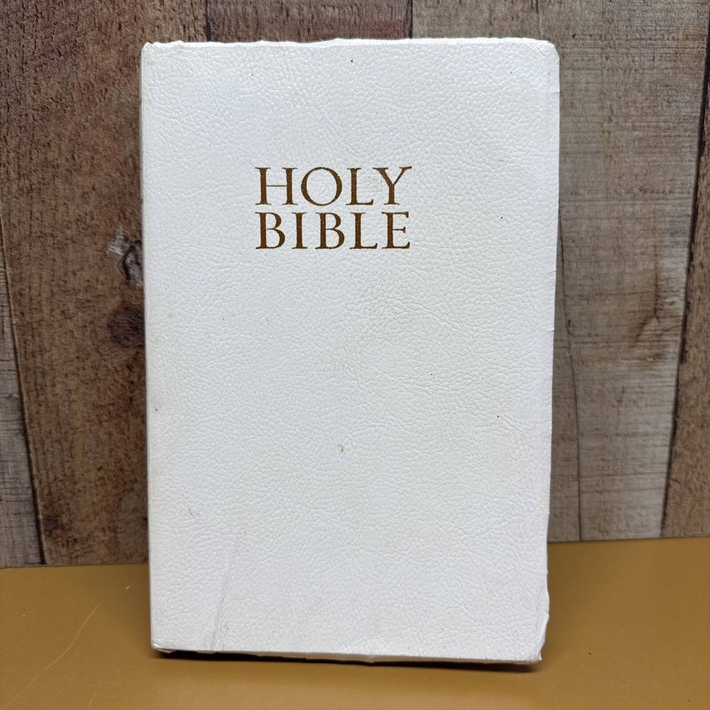 White Holy Bible Dictionary Concordance Red Letter Edition KJV Nelson 162W 1984